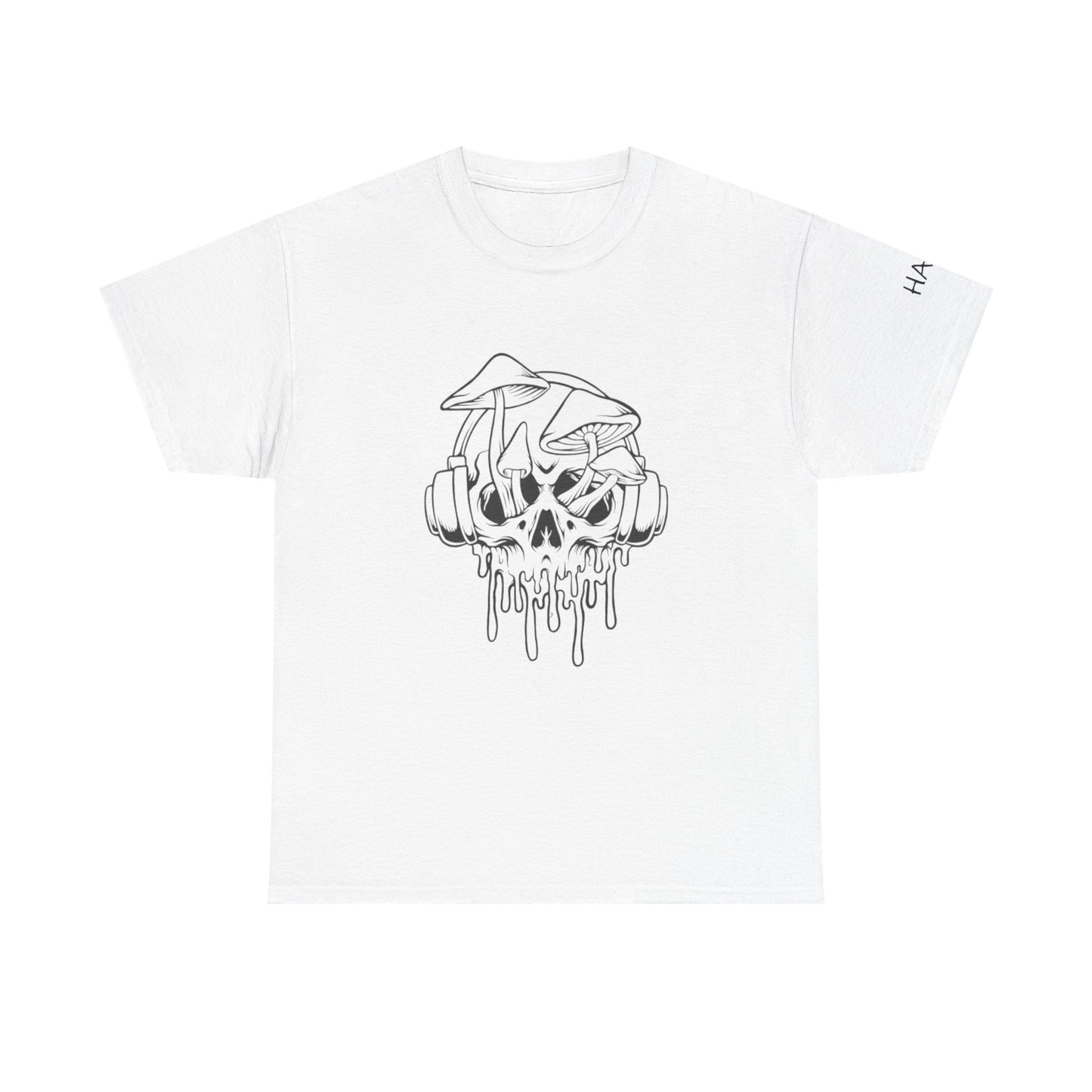 Cool Skull Design Unisex Heavy Cotton Tee - Stylish Streetwear T-Shirt