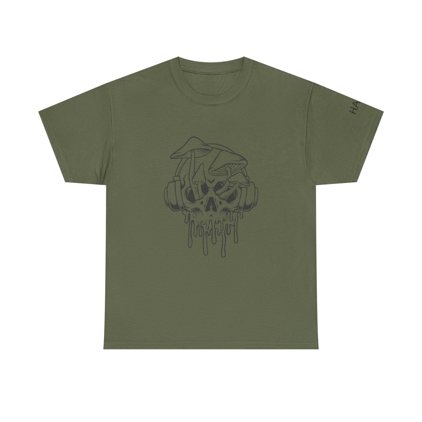 Cool Skull Design Unisex Heavy Cotton Tee - Stylish Streetwear T-Shirt