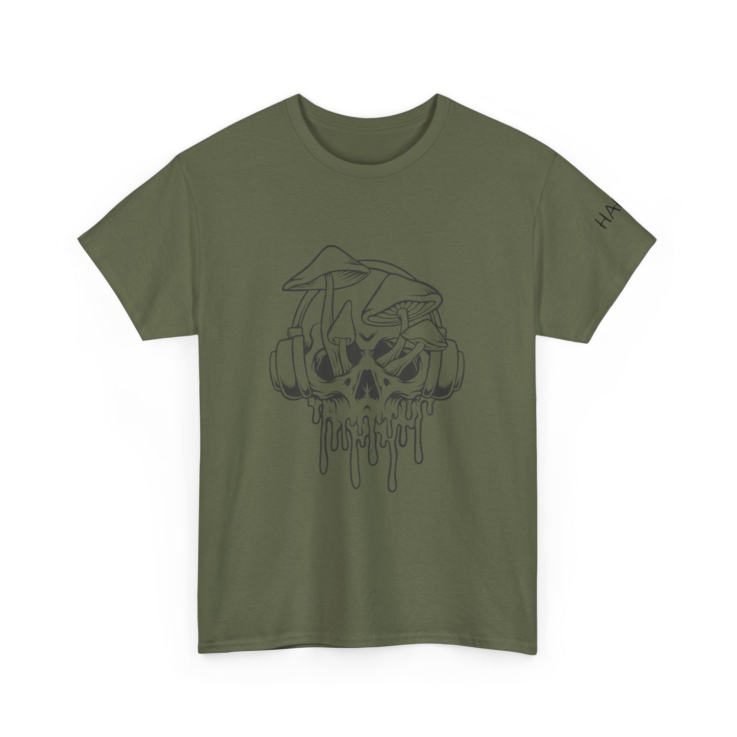 Cool Skull Design Unisex Heavy Cotton Tee - Stylish Streetwear T-Shirt