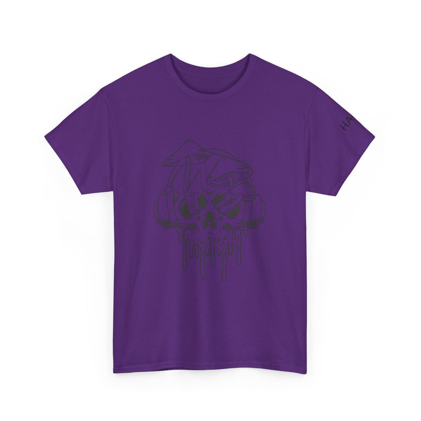 Cool Skull Design Unisex Heavy Cotton Tee - Stylish Streetwear T-Shirt