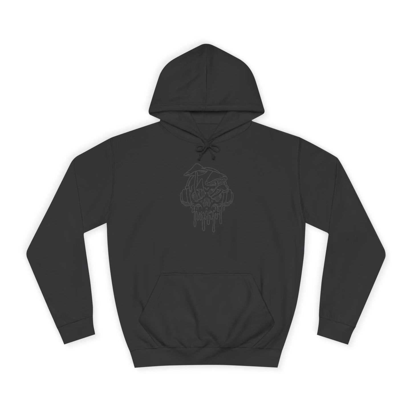 Chill Vibes Unisex College Hoodie with Dripping Skull Design