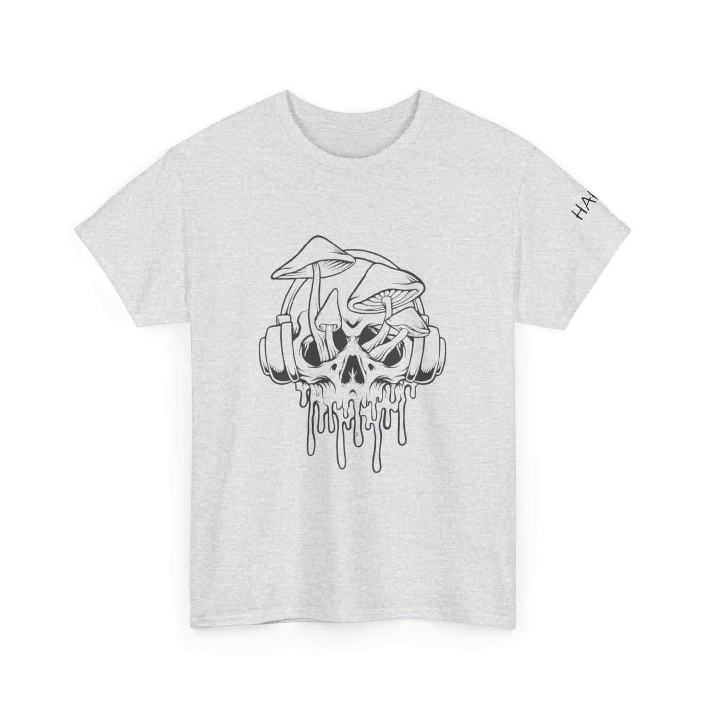 Cool Skull Design Unisex Heavy Cotton Tee - Stylish Streetwear T-Shirt