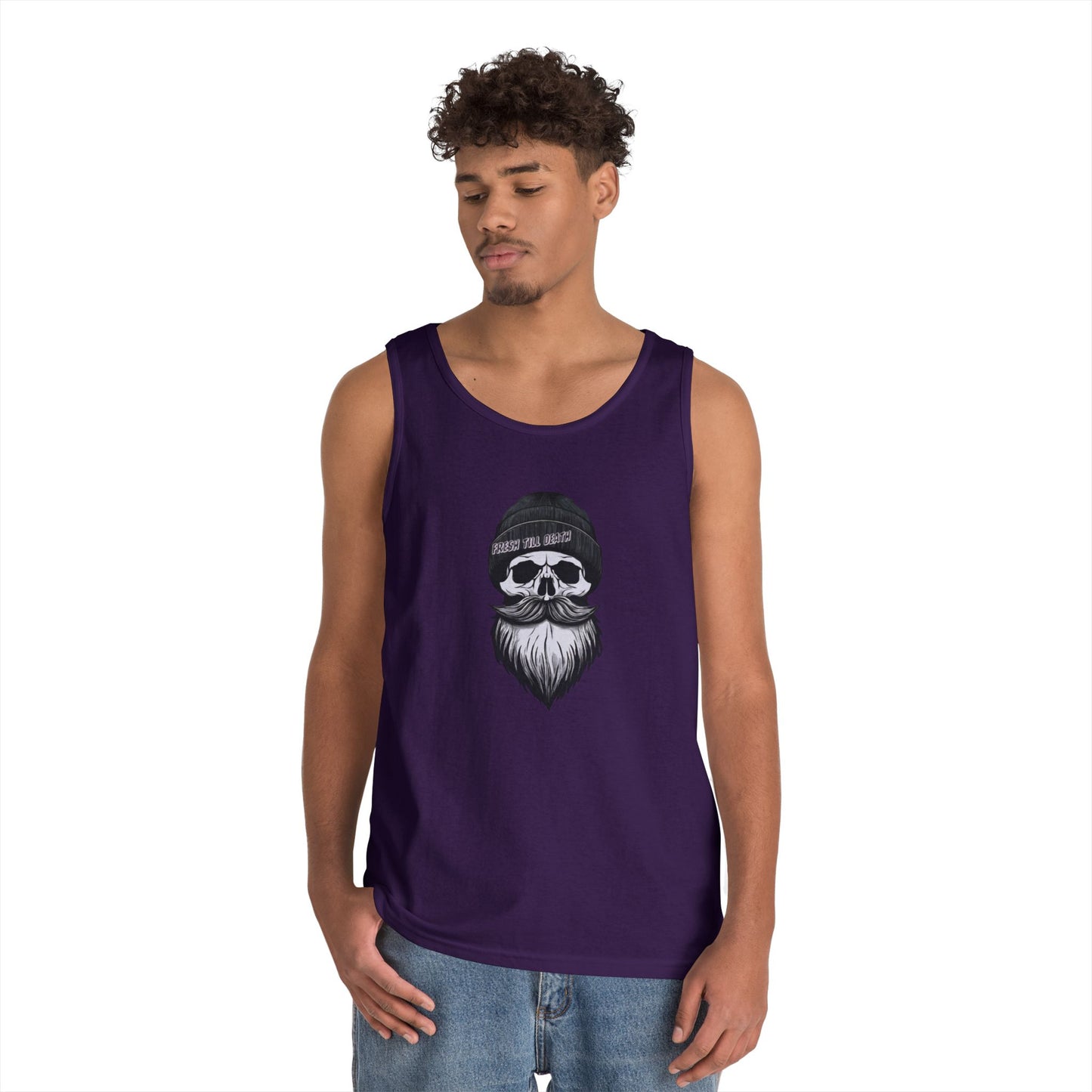 'FRESH TILL DEATH' HIPSTER - UNISEX HEAVY COTTON TANK TOP