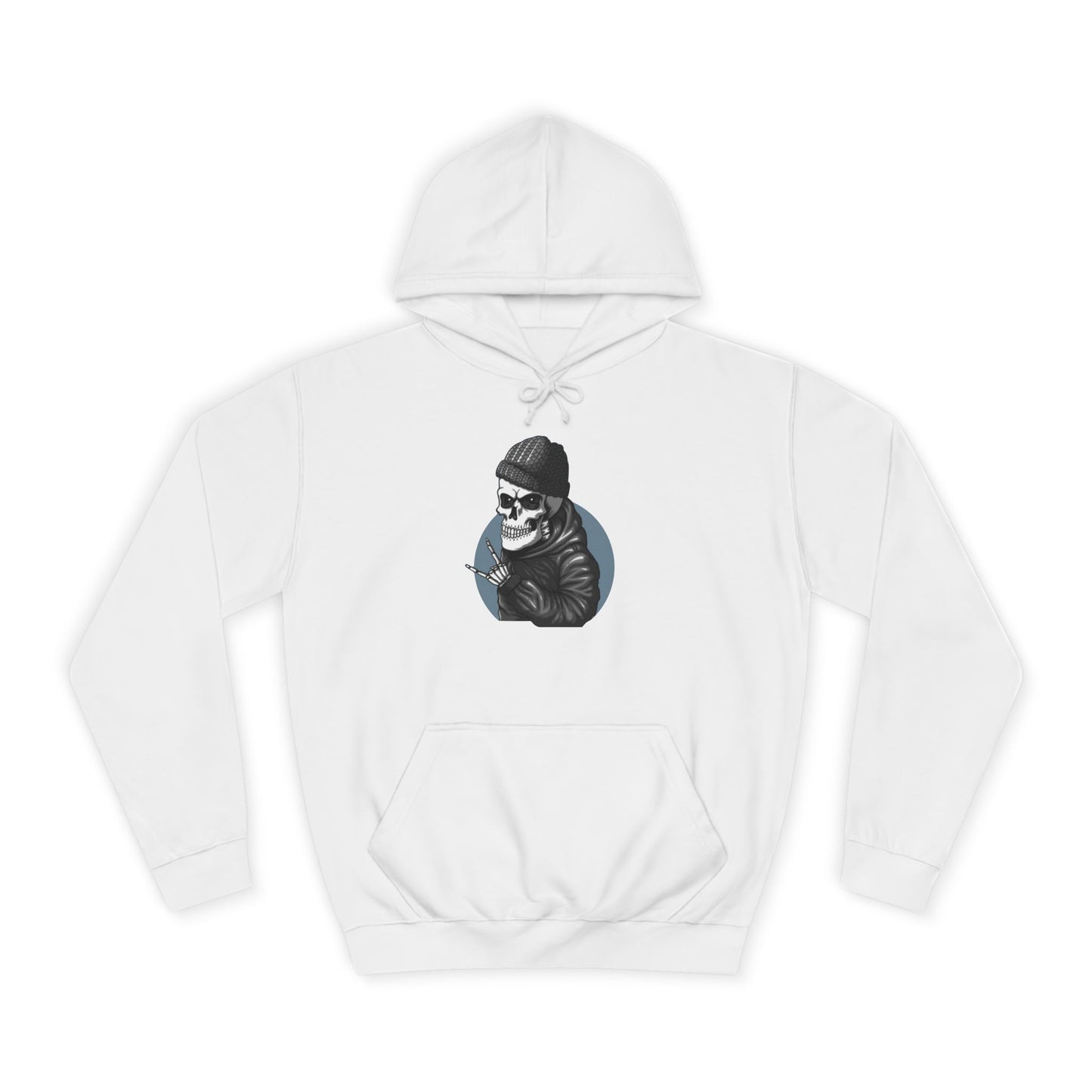 Skull Unisex College Hoodie - Streetwear Casual Style