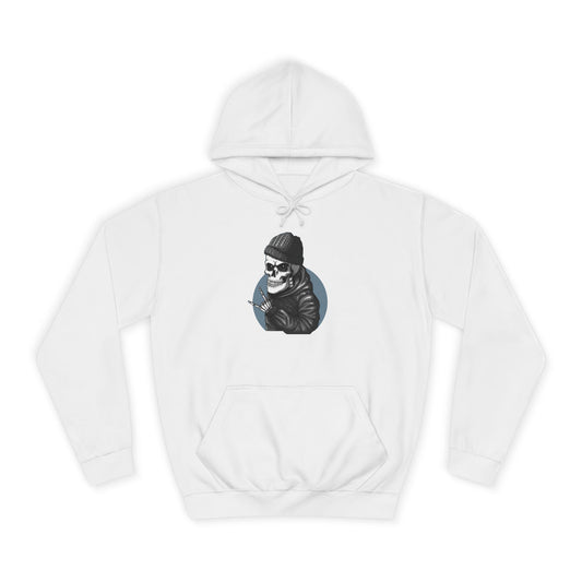 Skull Unisex College Hoodie - Streetwear Casual Style