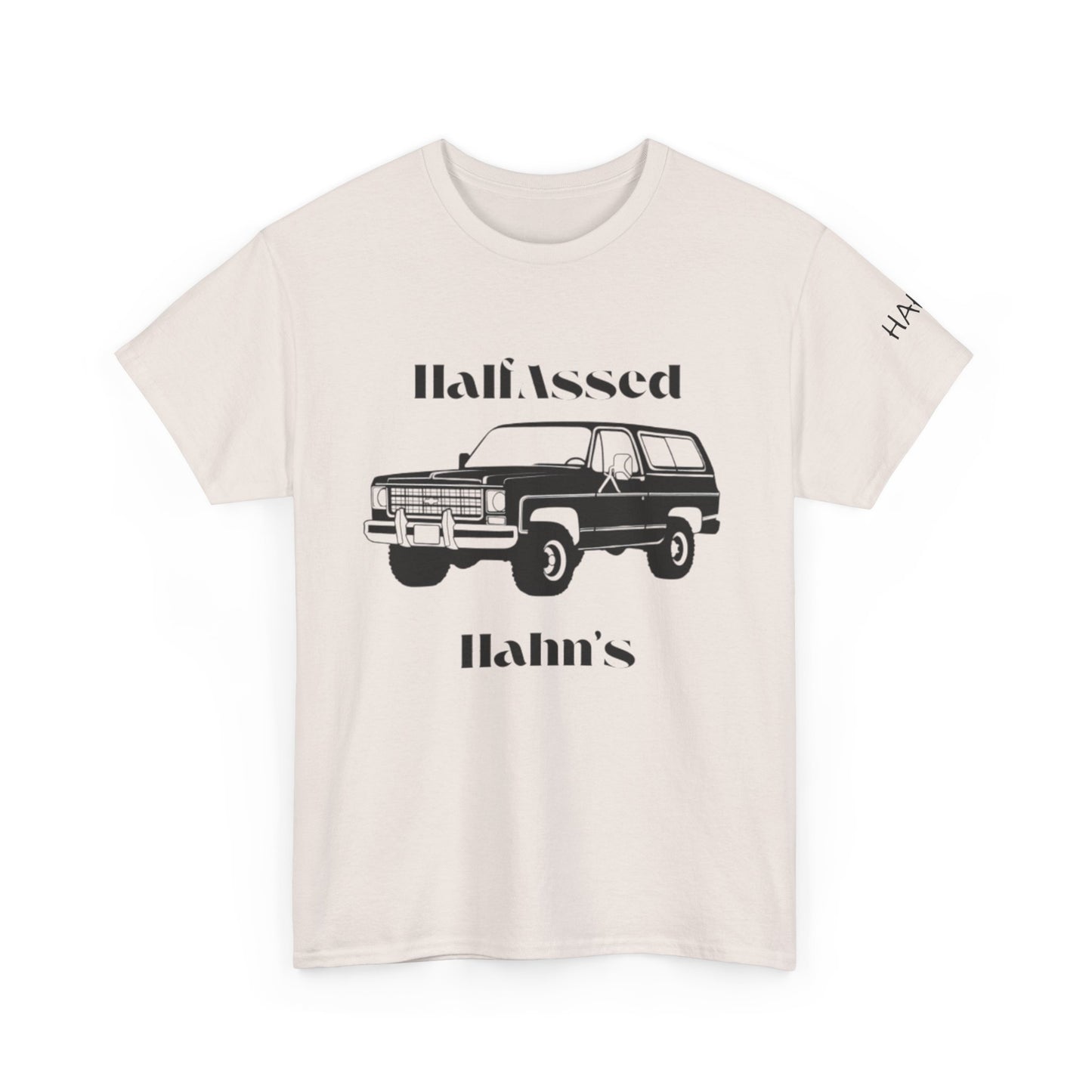 Half Assed Unisex Heavy Cotton Tee - Stylish and Casual T-Shirt