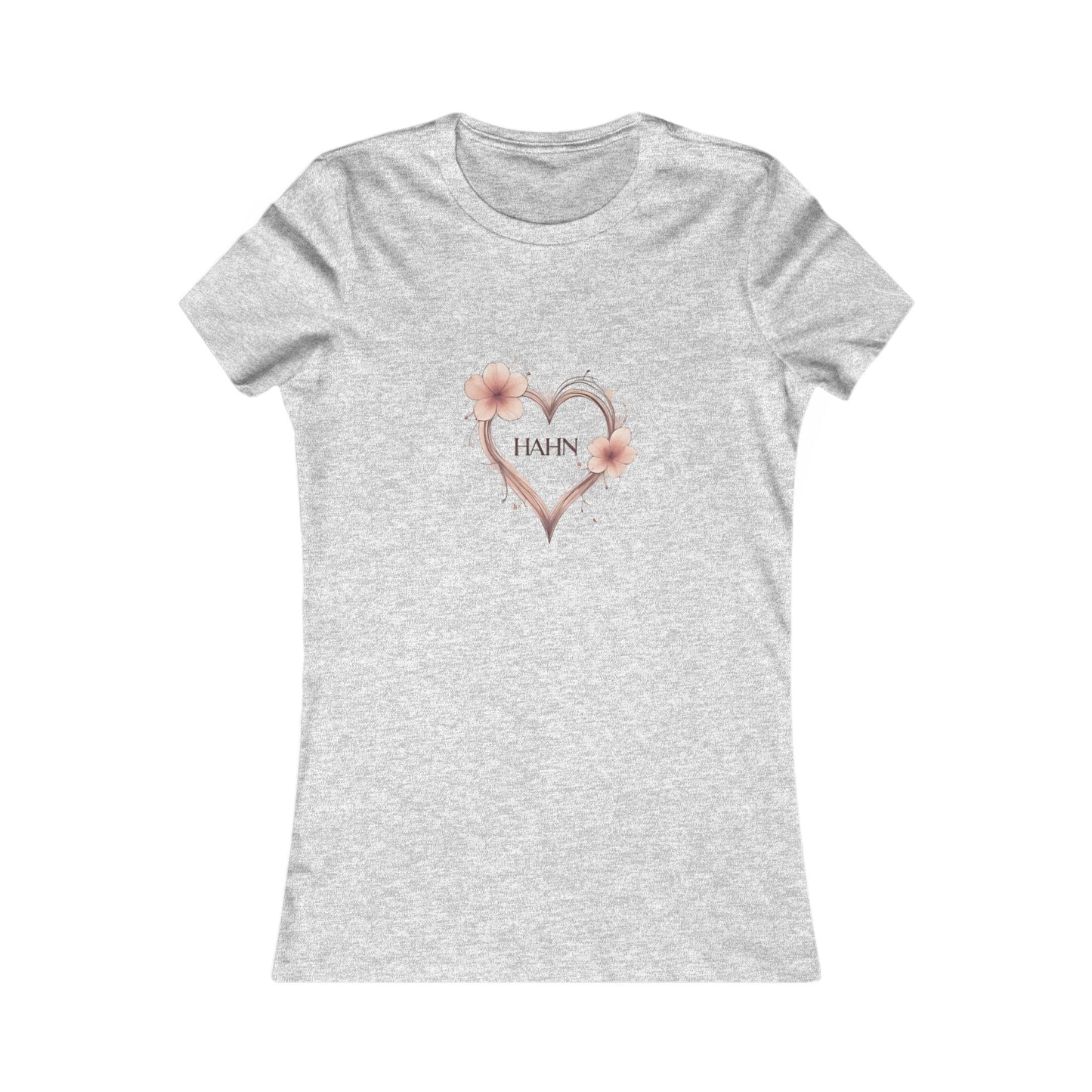 'HAHN' HEART - WOMENS SHORT SLEEVE TEE