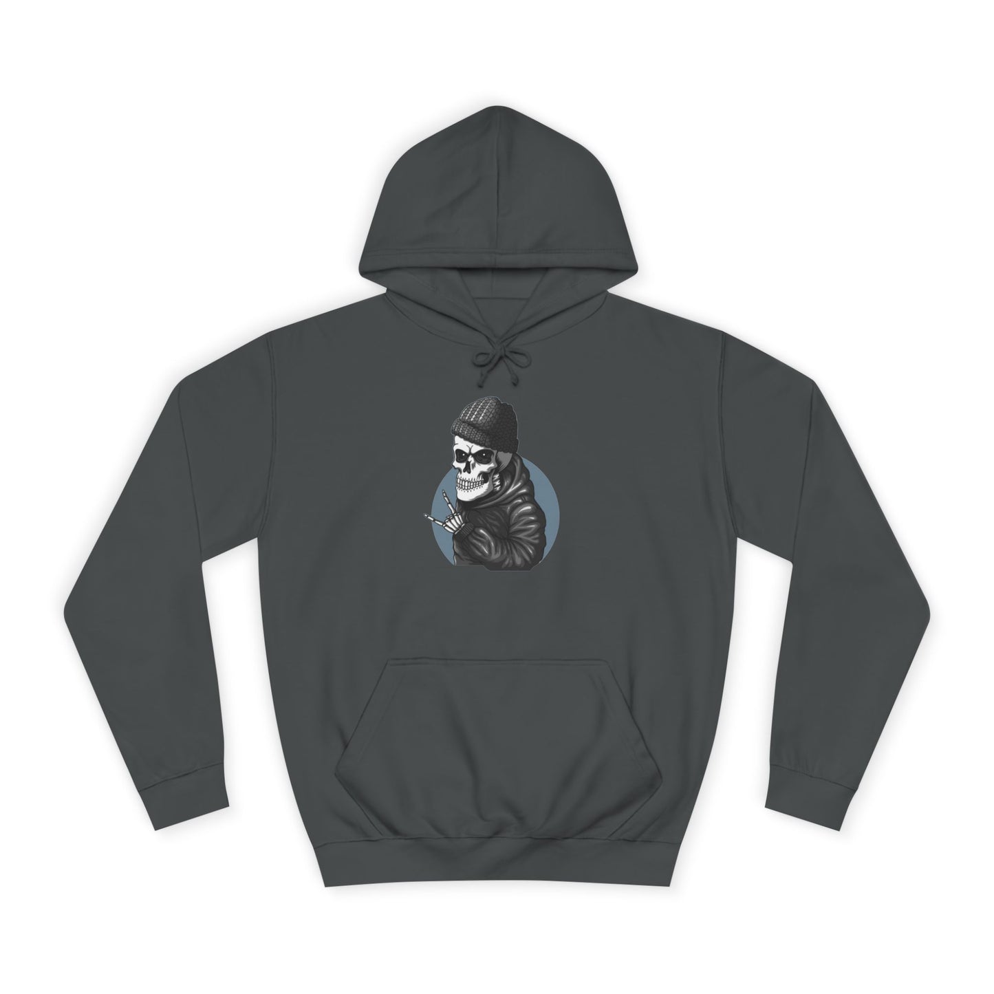 Skull Unisex College Hoodie - Streetwear Casual Style