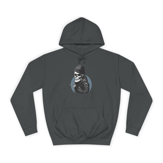 Skull Unisex College Hoodie - Streetwear Casual Style