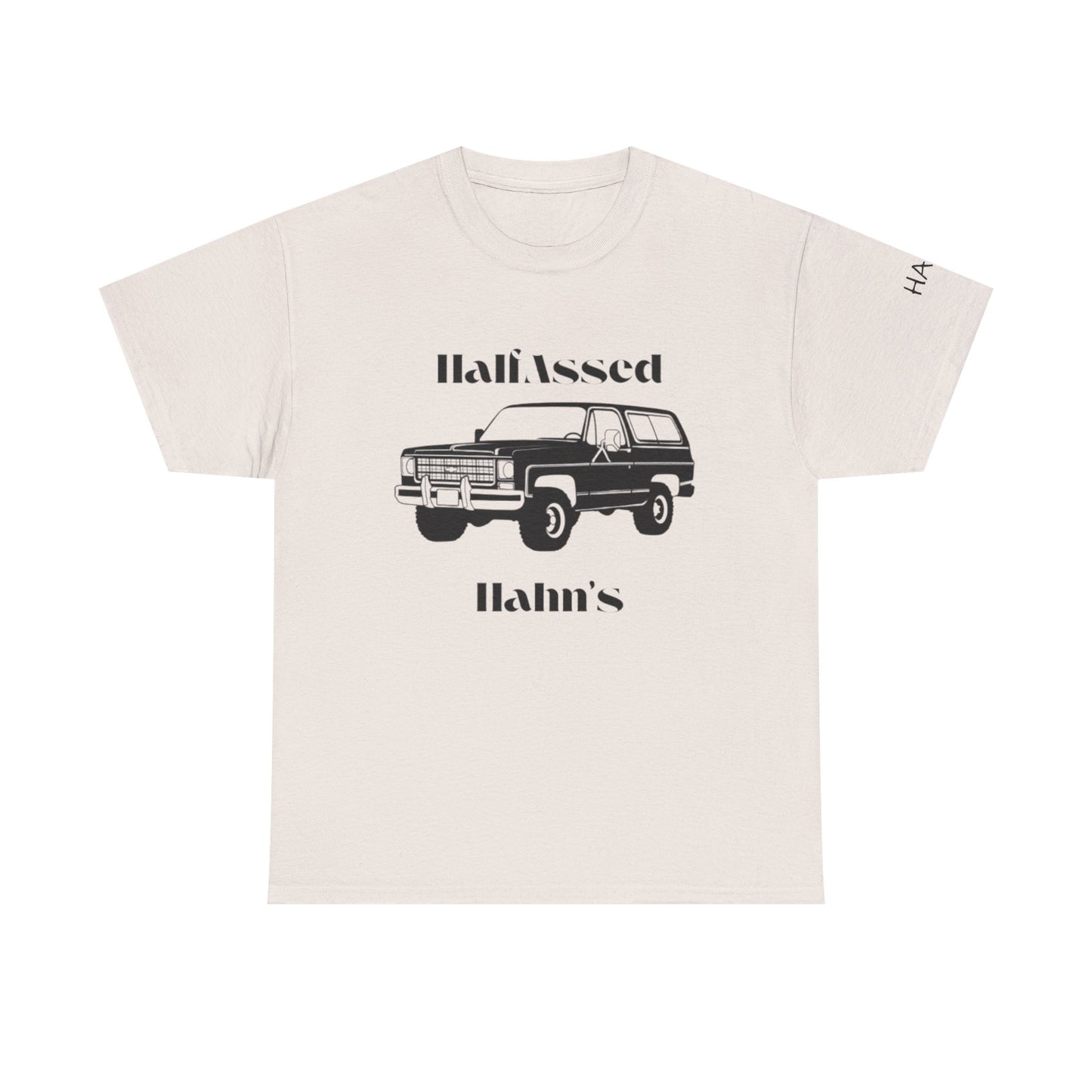 Half Assed Unisex Heavy Cotton Tee - Stylish and Casual T-Shirt