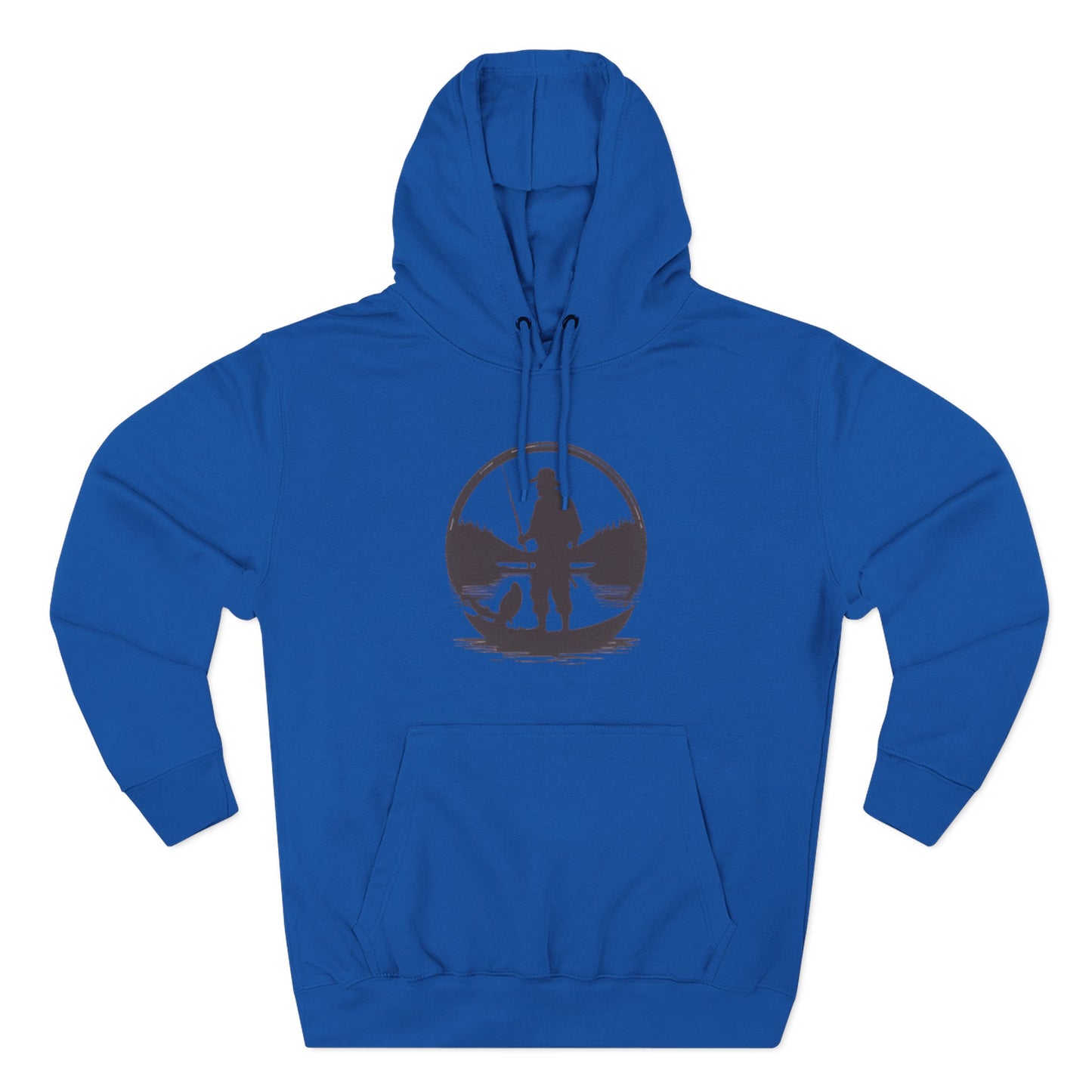 FISH ON - THREE PANEL FLEECE HOODIE