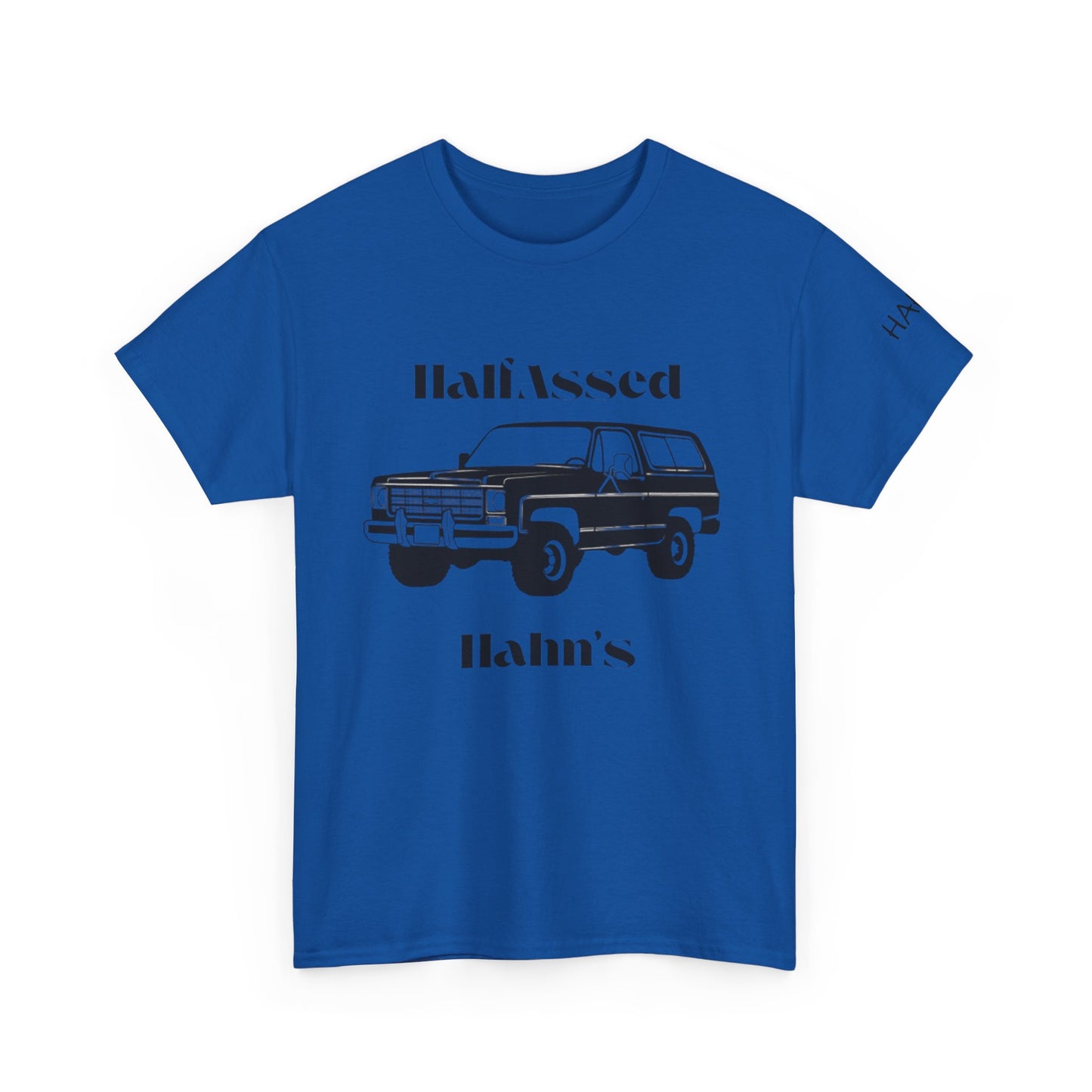 Half Assed Unisex Heavy Cotton Tee - Stylish and Casual T-Shirt