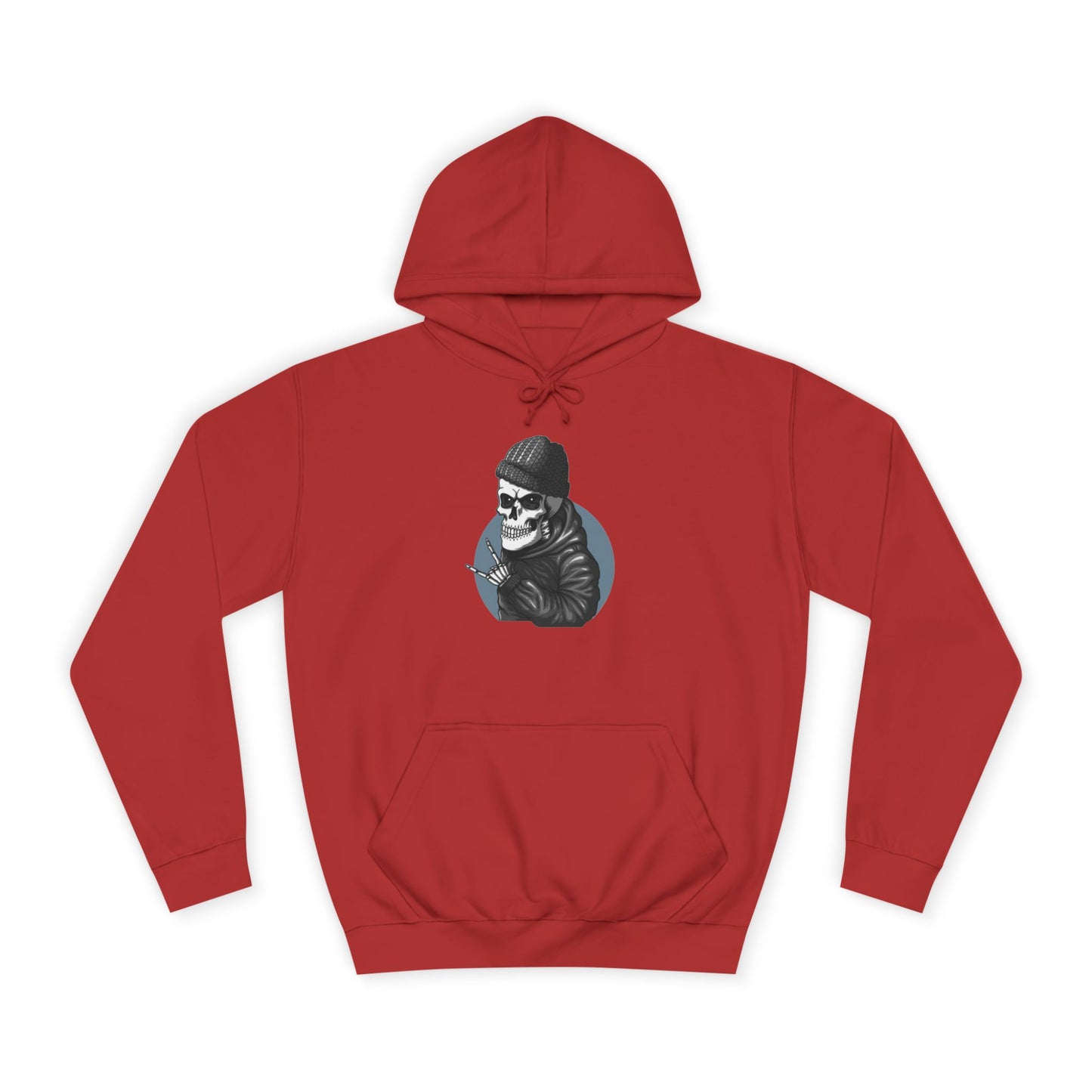 Skull Unisex College Hoodie - Streetwear Casual Style