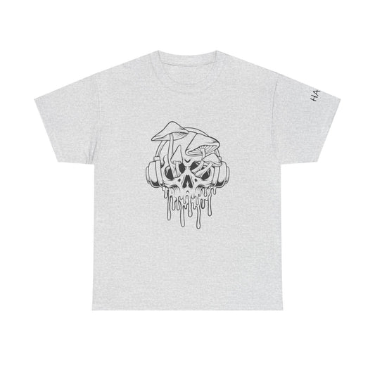 Cool Skull Design Unisex Heavy Cotton Tee - Stylish Streetwear T-Shirt