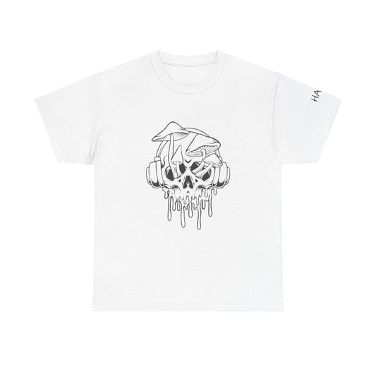 Cool Skull Design Unisex Heavy Cotton Tee - Stylish Streetwear T-Shirt