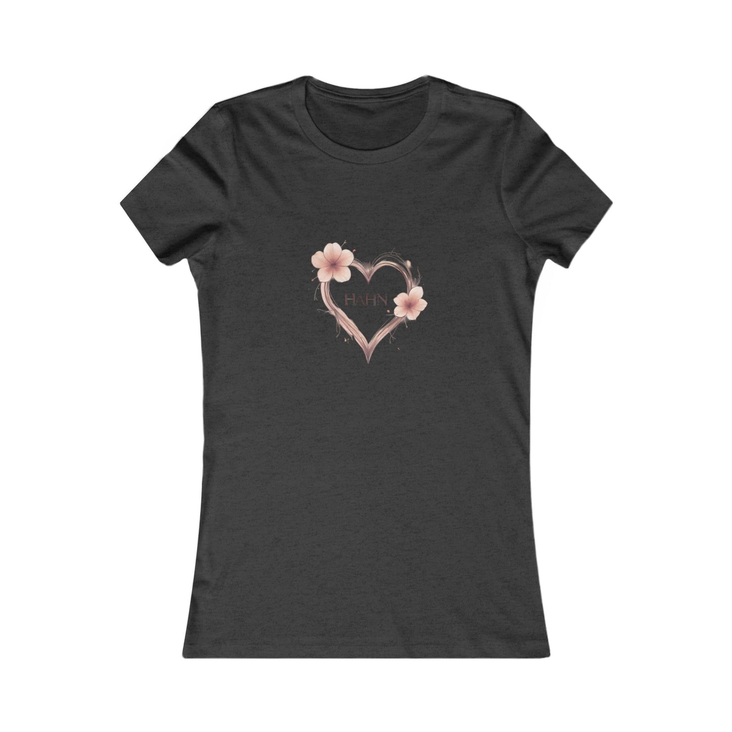 'HAHN' HEART - WOMENS SHORT SLEEVE TEE