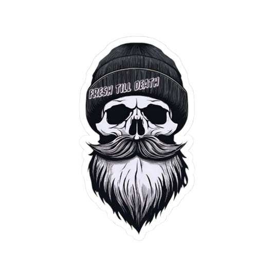 'FRESH TILL DEATH' - HIPSTER - STICKER