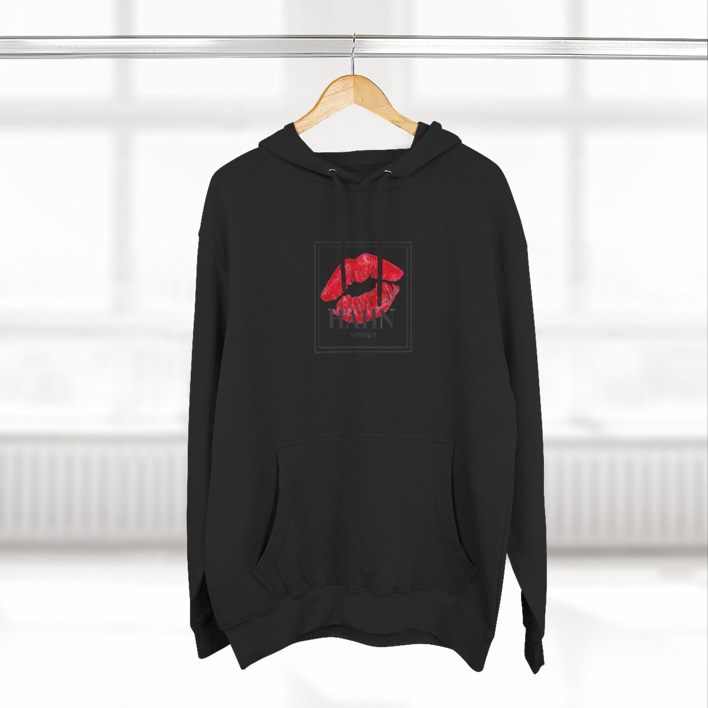 'HAHN' KISS - WOMENS THREE PANEL HOODIE