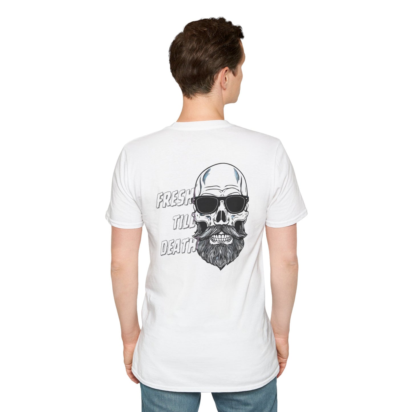 'FRESH TILL DEATH' - Baldy - UNISEX SOFTSTYLE TEE