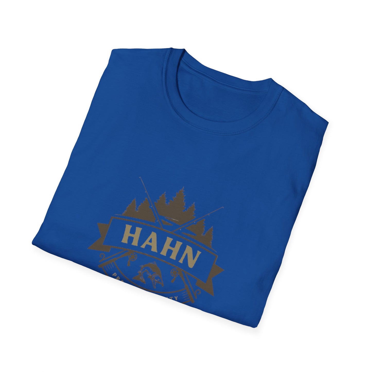 'HAHN' - ROD AND REEL - UNISEX SOFTSTYLE TEE