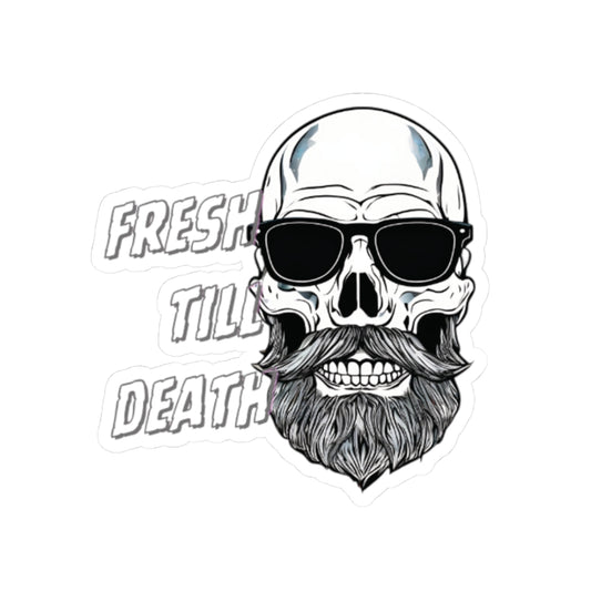 'FRESH TILL DEATH' - BALDY - STICKER