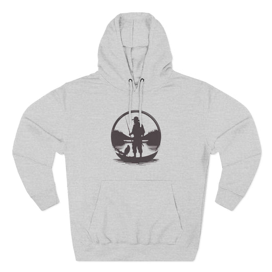 FISH ON - THREE PANEL FLEECE HOODIE
