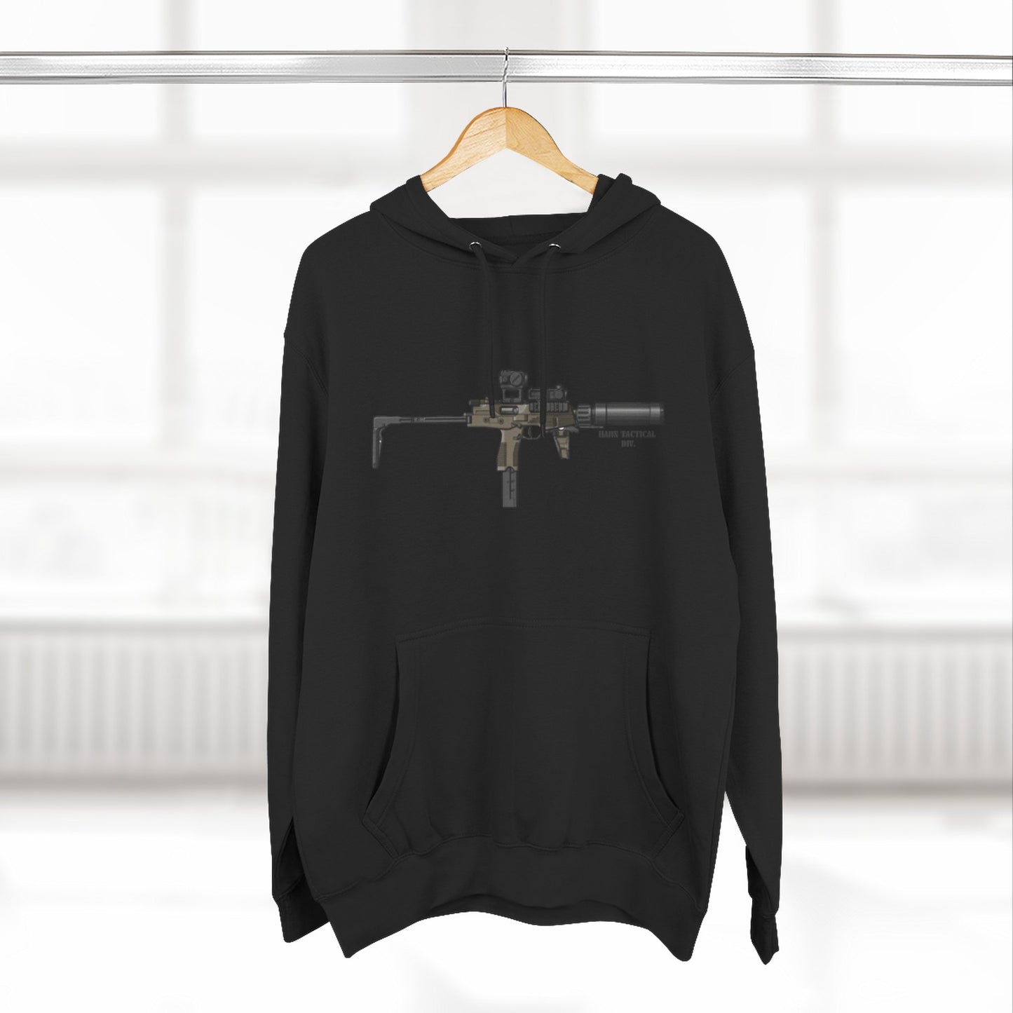 'HAHN TACTICAL DIV.' - MP9 - THREE PANEL FLEECE HOODIE