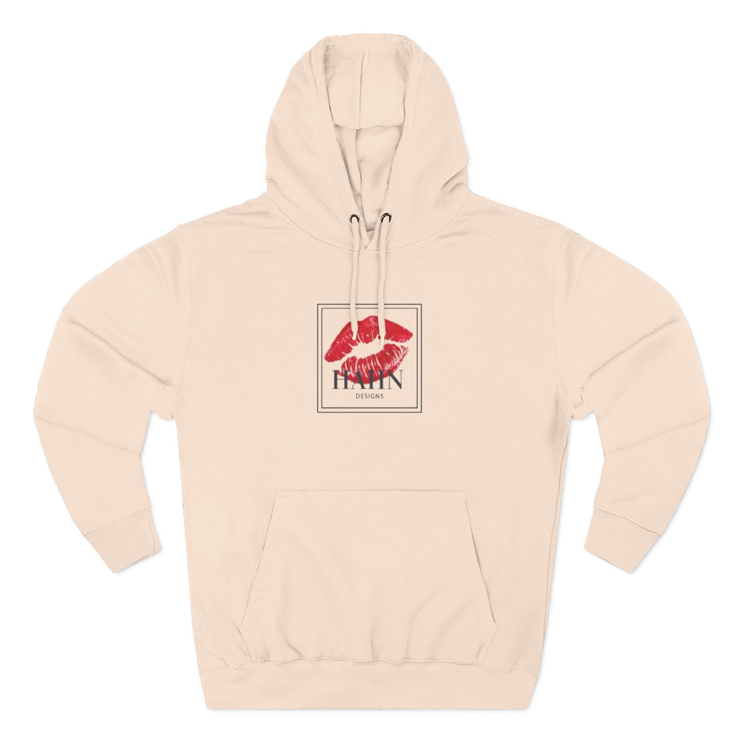 'HAHN' KISS - WOMENS THREE PANEL HOODIE