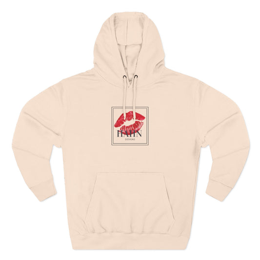 'HAHN' KISS - WOMENS THREE PANEL HOODIE