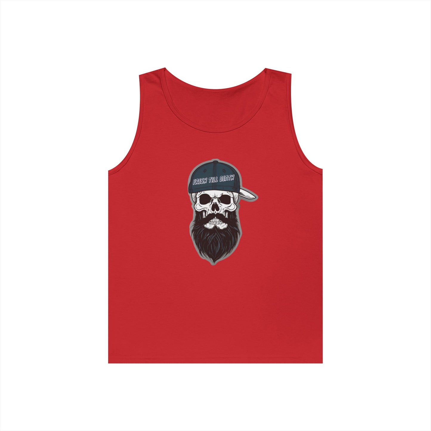 'FRESH TILL DEATH' PUNKIN' - UNISEX HEAVY COTTON TANK TOP