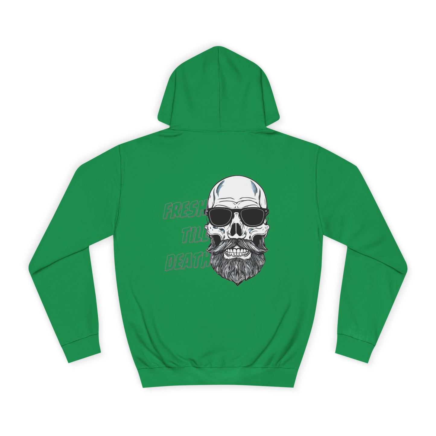 'FRESH TILL DEATH' - Baldy - UNISEX COLLEGE HOODIE