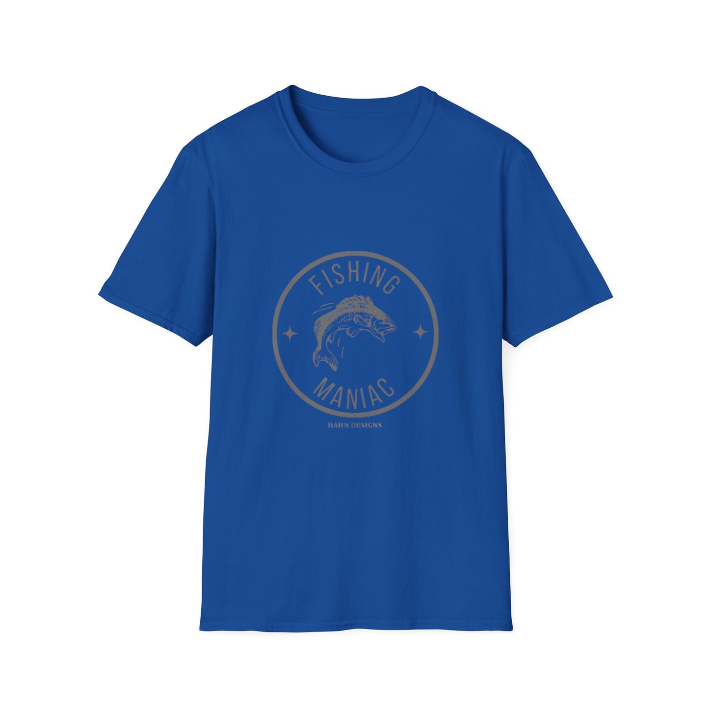 'HAHN' - FISHING MANIAC - UNISEX SOFTSTYLE TEE
