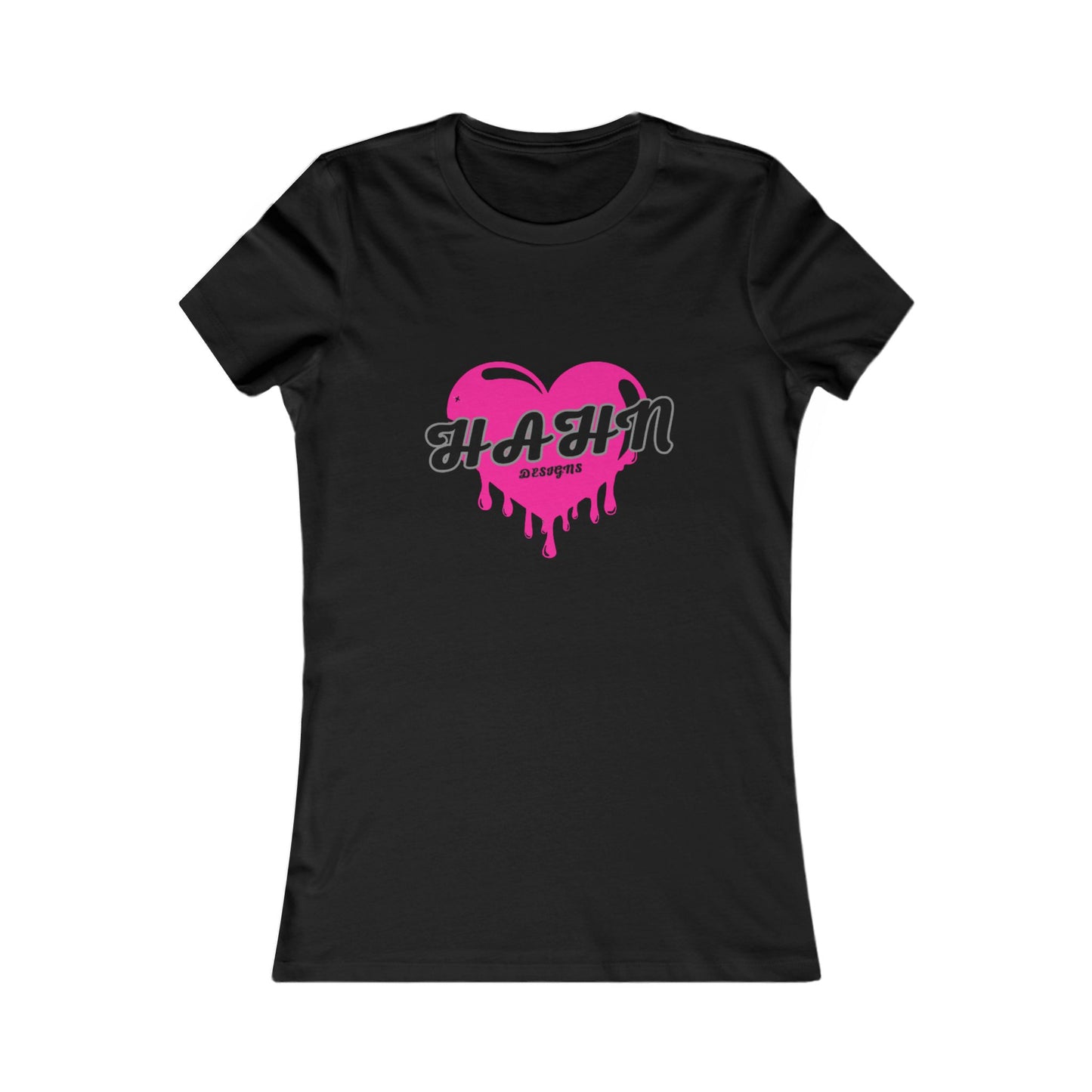 'HAHN' DRIPPING HEART - WOMENS SHORT SLEEVE TEE