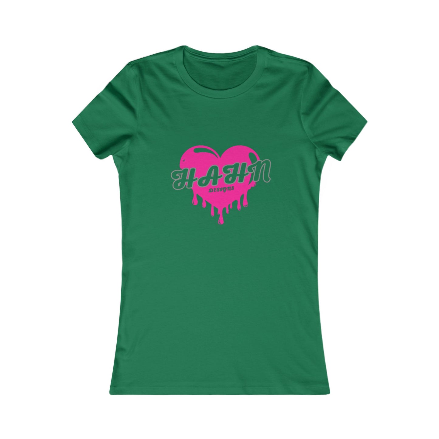 'HAHN' DRIPPING HEART - WOMENS SHORT SLEEVE TEE