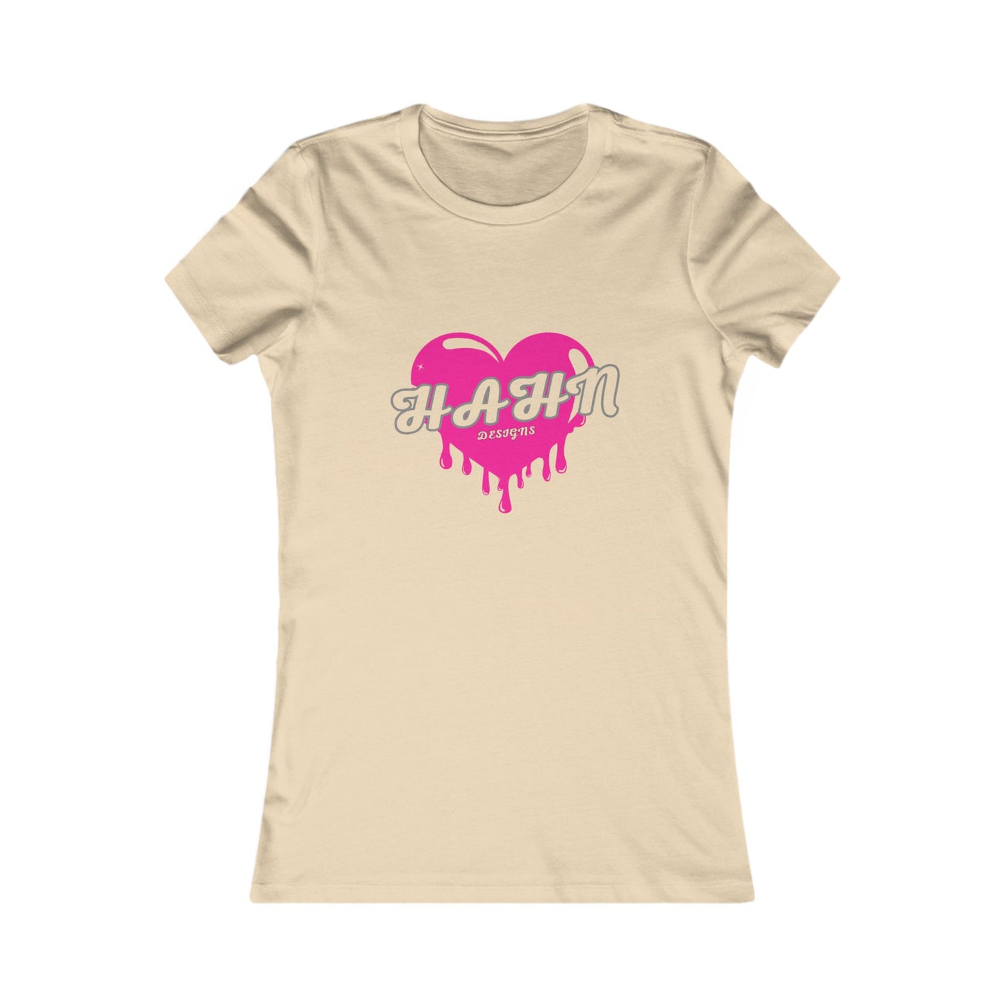 'HAHN' DRIPPING HEART - WOMENS SHORT SLEEVE TEE