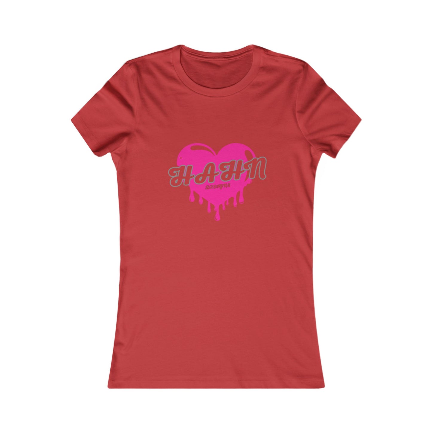 'HAHN' DRIPPING HEART - WOMENS SHORT SLEEVE TEE