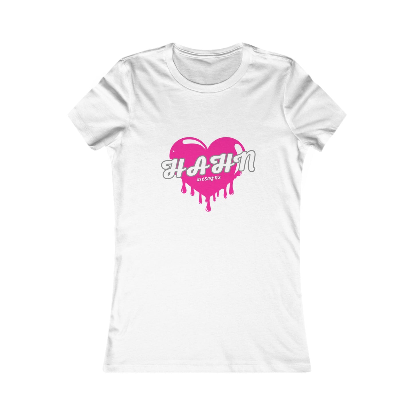 'HAHN' DRIPPING HEART - WOMENS SHORT SLEEVE TEE