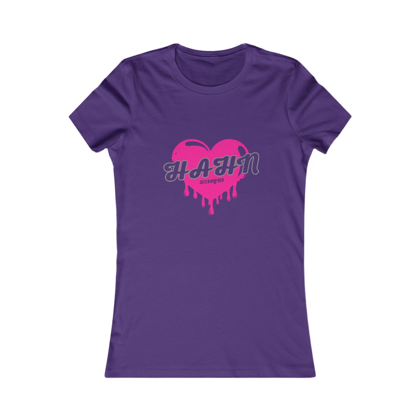 'HAHN' DRIPPING HEART - WOMENS SHORT SLEEVE TEE
