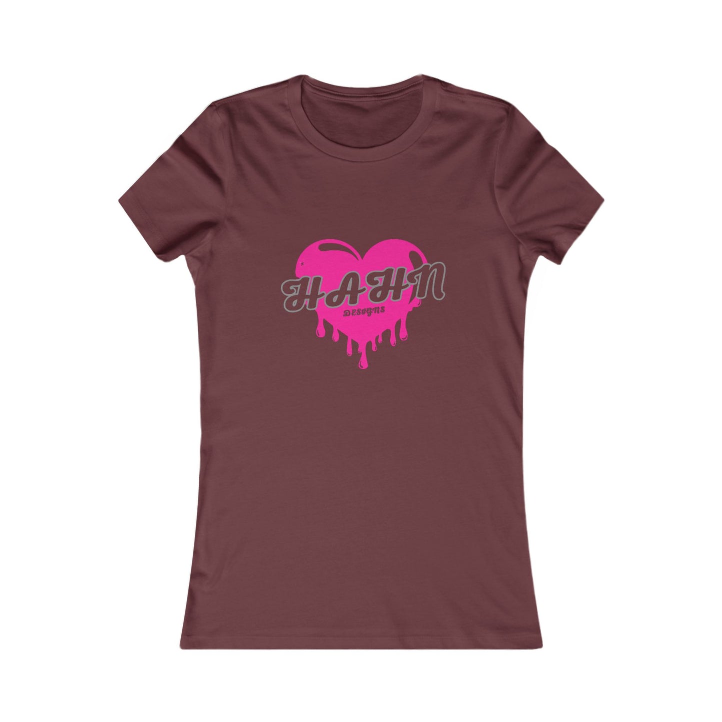 'HAHN' DRIPPING HEART - WOMENS SHORT SLEEVE TEE