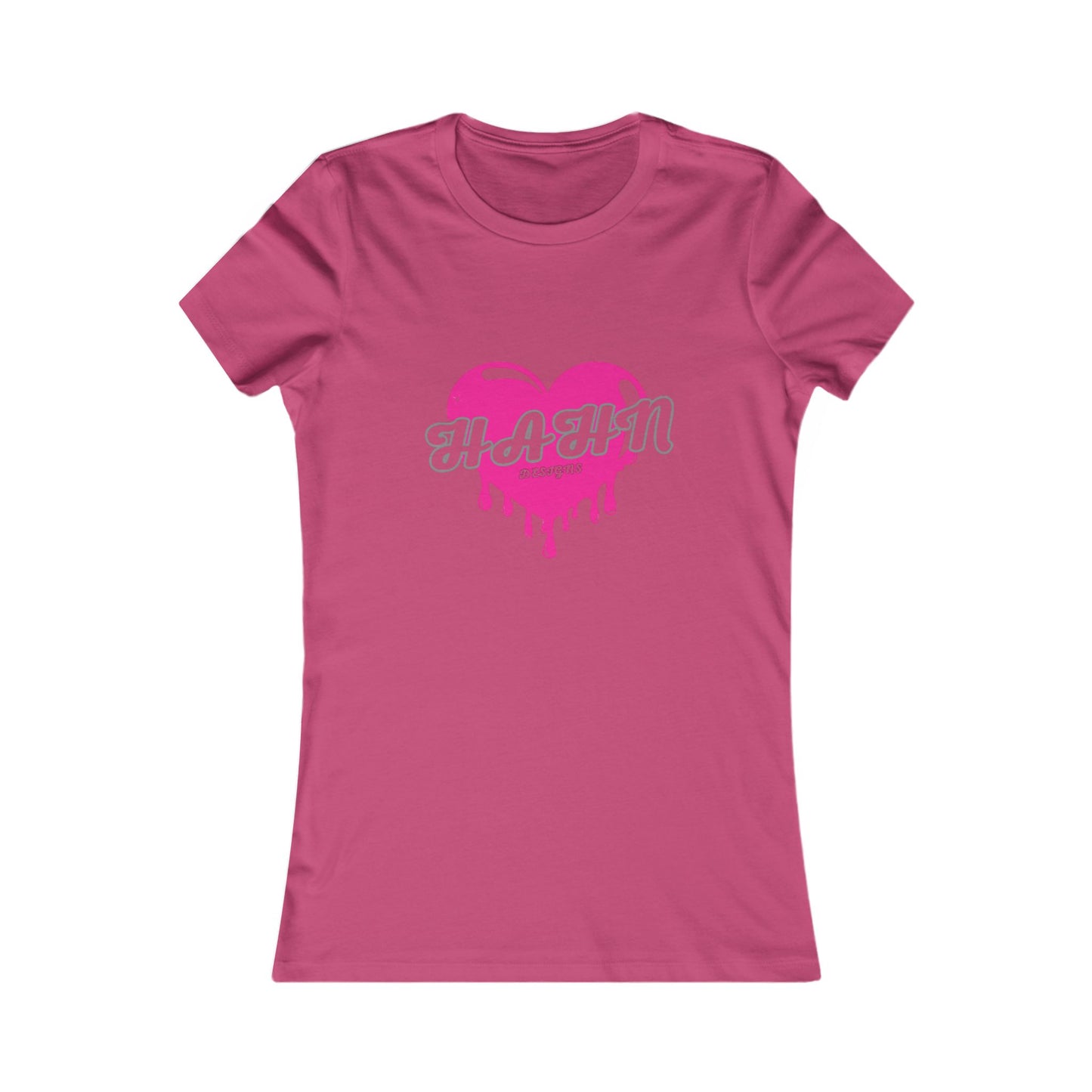 'HAHN' DRIPPING HEART - WOMENS SHORT SLEEVE TEE