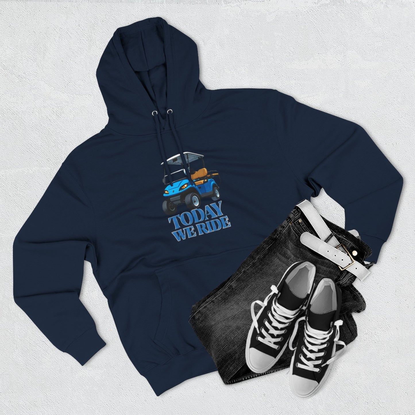 'HAHN' - ROLLIN - THREE PANEL FLEECE HOODIE