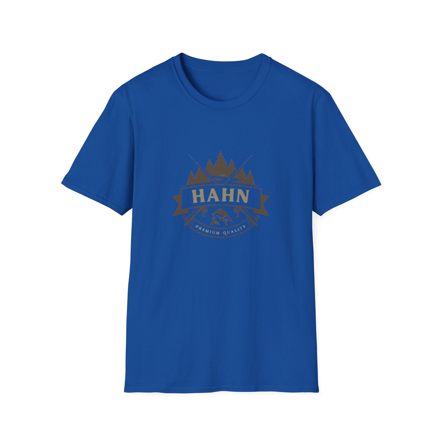 'HAHN' - ROD AND REEL - UNISEX SOFTSTYLE TEE