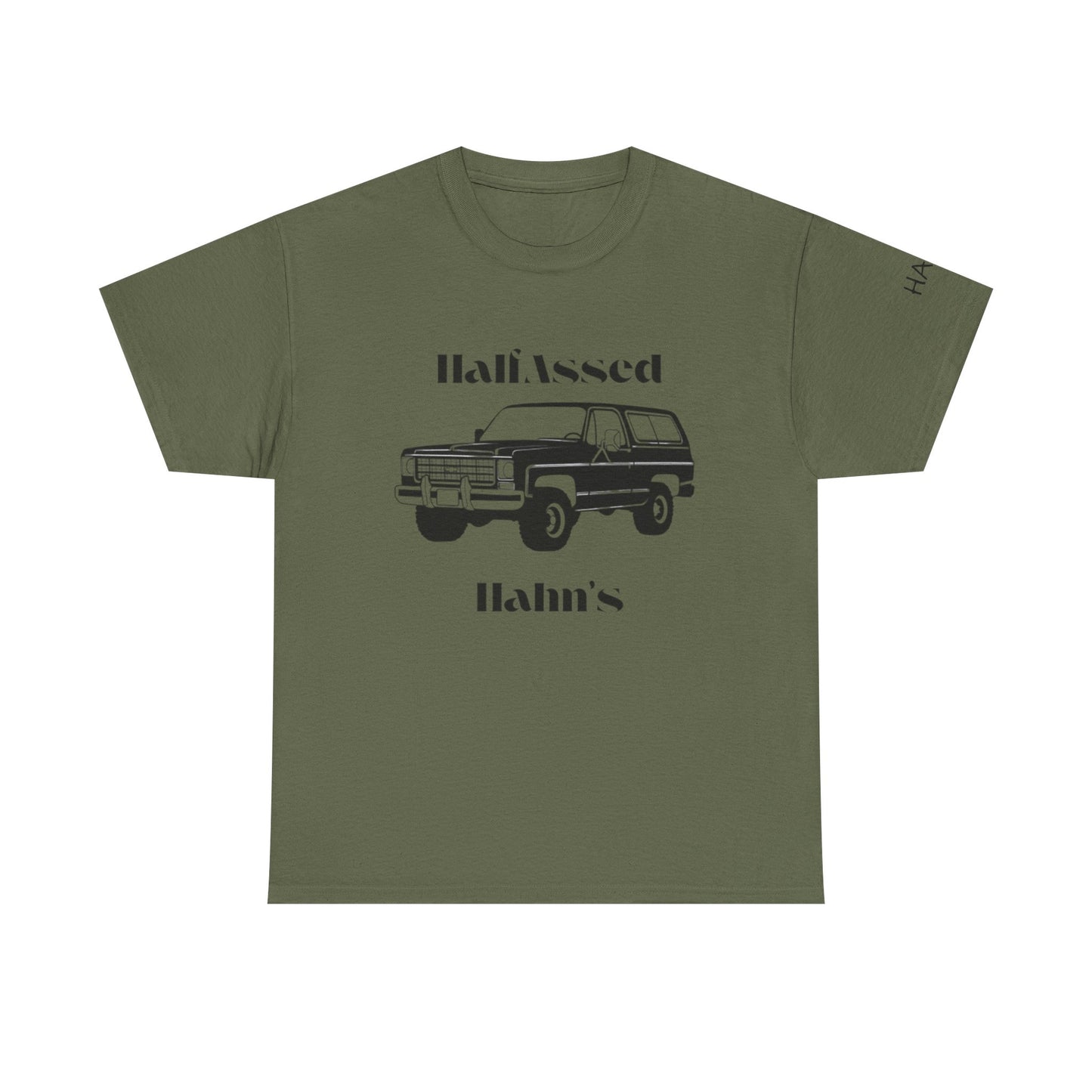 Half Assed Unisex Heavy Cotton Tee - Stylish and Casual T-Shirt