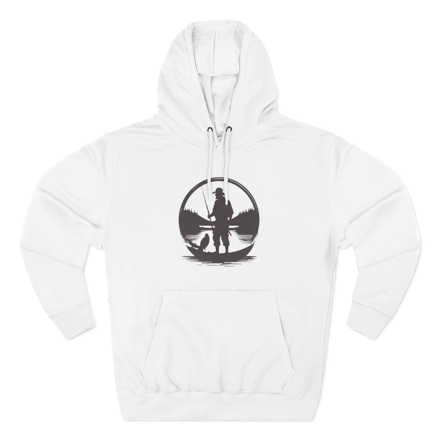 FISH ON - THREE PANEL FLEECE HOODIE