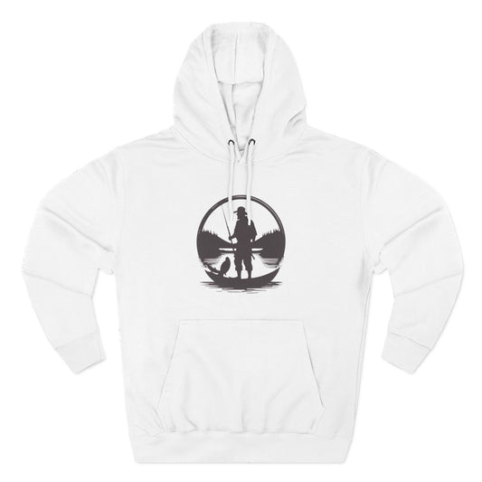 FISH ON - THREE PANEL FLEECE HOODIE