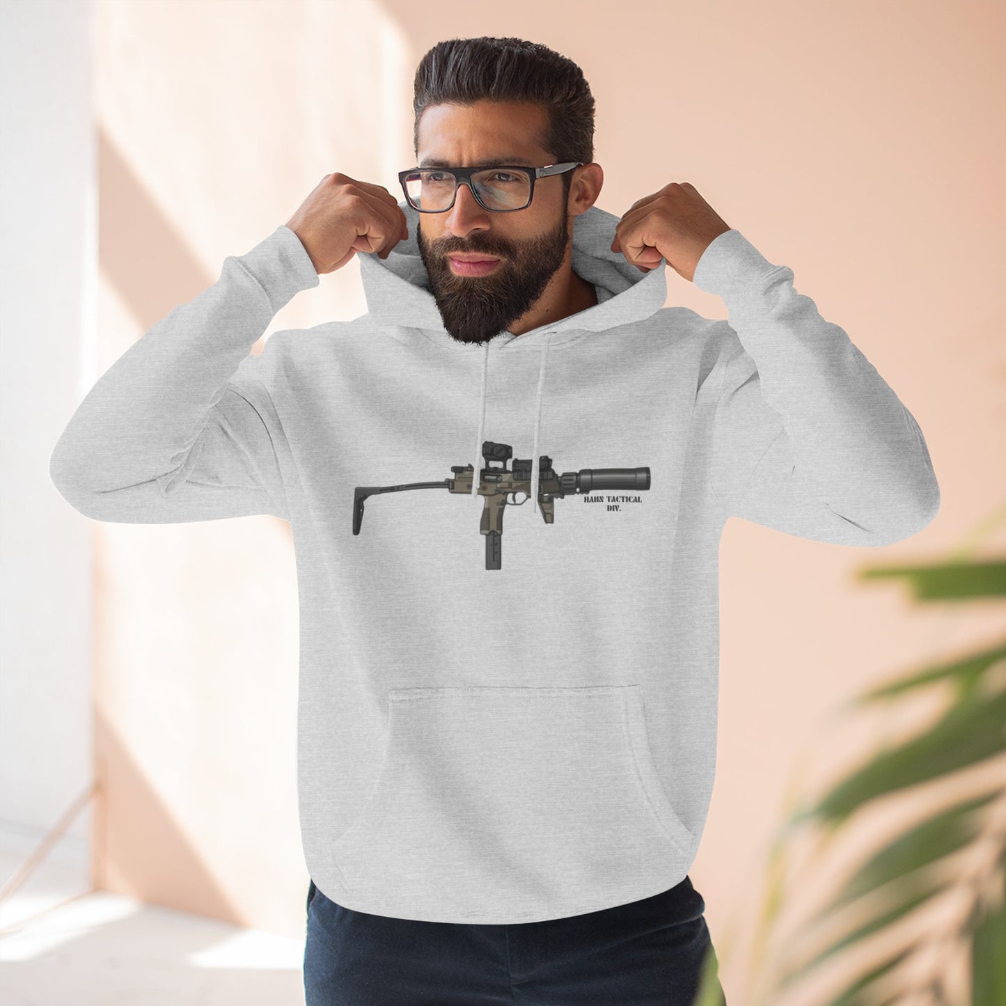 'HAHN TACTICAL DIV.' - MP9 - THREE PANEL FLEECE HOODIE