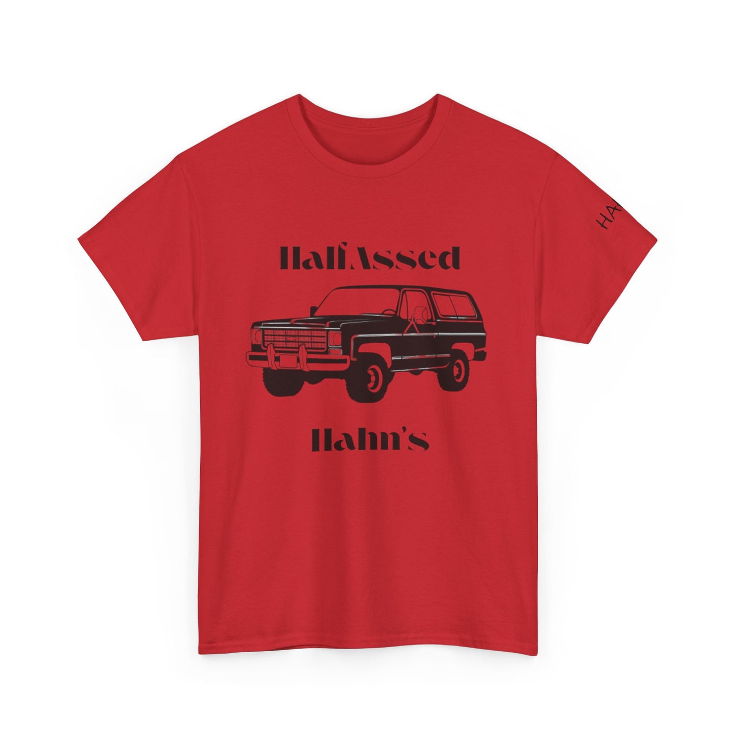 Half Assed Unisex Heavy Cotton Tee - Stylish and Casual T-Shirt