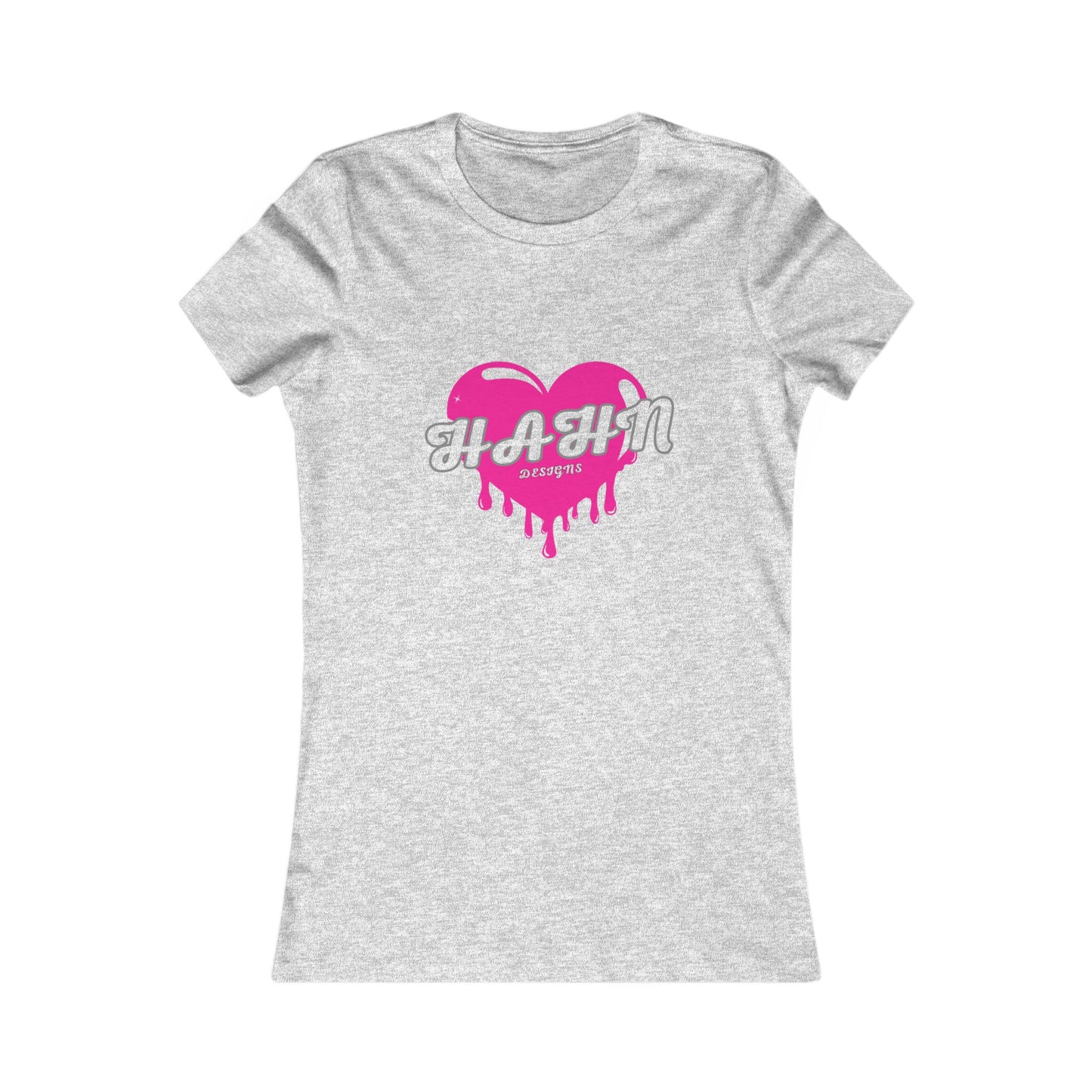 'HAHN' DRIPPING HEART - WOMENS SHORT SLEEVE TEE