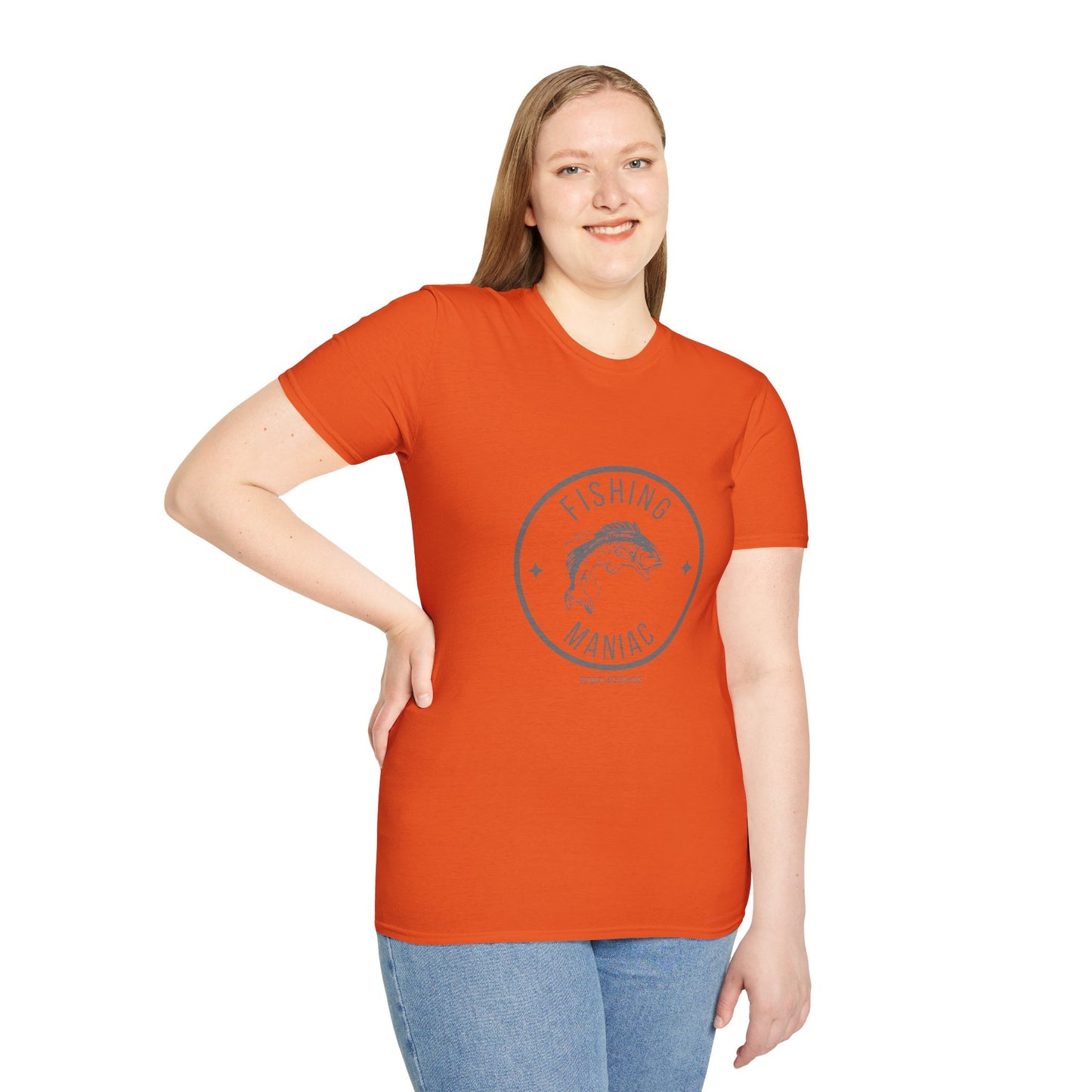 'HAHN' - FISHING MANIAC - UNISEX SOFTSTYLE TEE