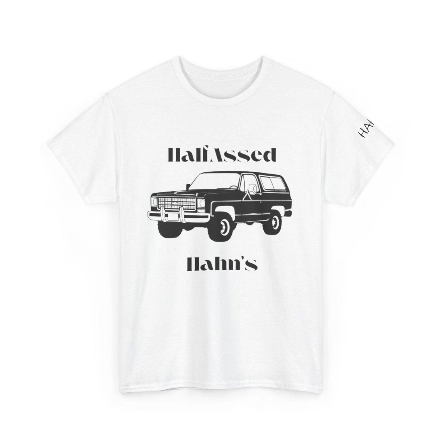 Half Assed Unisex Heavy Cotton Tee - Stylish and Casual T-Shirt